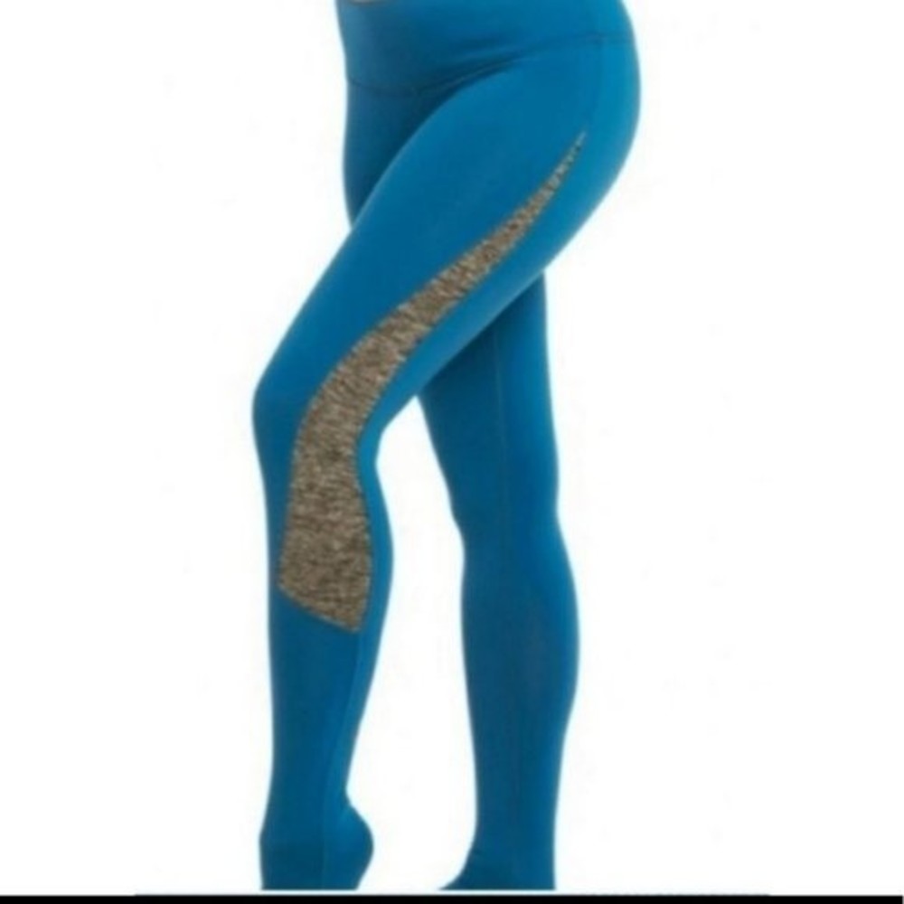 Pure Barre by Splits 59 Blue & Grey Leggings Sz Sm